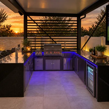 A Moura's Summer Kitchen layout
