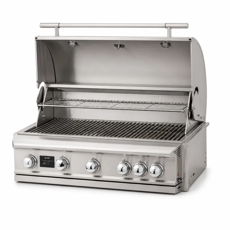 Blaze LTE PRO 40-Inch 5-Burner Gas Grill open