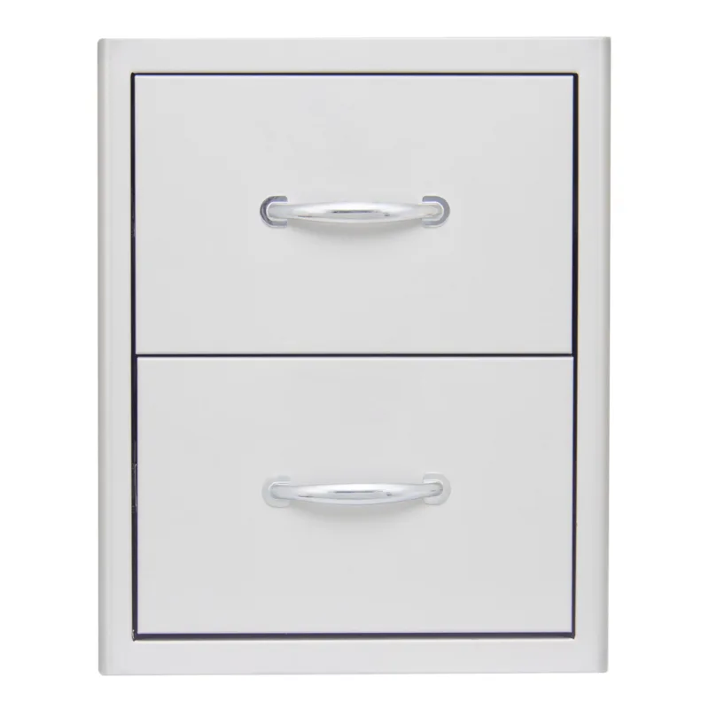 Chaleur Double Drawer (17.72" W x 20.48" D x 26.38" H)